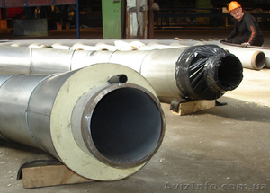 Изоляция труб  ППУ изоляция труб  Предизолированная труба  Теплоизоляция труб  #725776