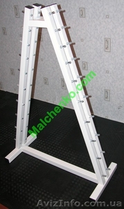 Стойка для гантелей (10 пар) (профессиональная серия)  #708335