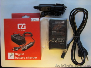 Зарядка для фотоаппарата(авто+сеть)от100гр #719935