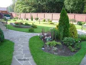 Разработка дизайна,  благоустройство и озеленение участка. #728743