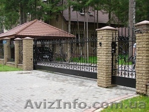 Ворота Днепропетровск  ворота откатные распашные  ворота #721631