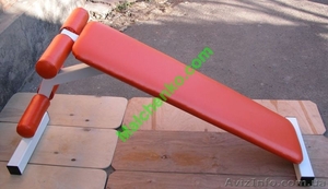 Скамья для пресса – наклон 30 градусов (профессиональная серия) #708356