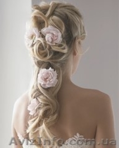 Прически,  макияж невестам #716095