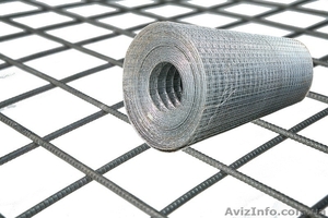 СЕТКА КЛАДОЧНАЯ,  сетка рифленая – канилированная (для вольеров,  заборо #193620