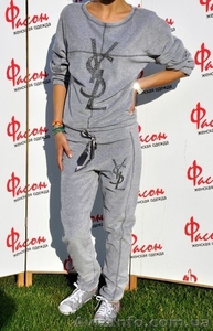 Стильный велюровый костюм Yves Saint Laurent (YSL) #702283