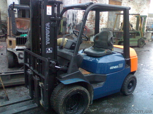 Погрузчик Toyota FD25,   грузоподъемность 2, 5т,  2001г,  2.5 турбодизель #747854