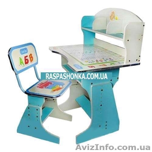 Срочно!Детская стол-парта 2070 голубая #746607