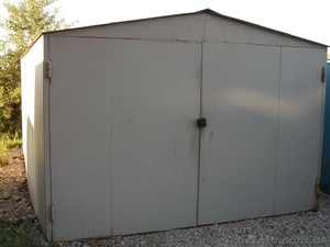 Гараж металлический двухскатный 1.2мм #735981