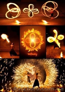 Огненное шоу,  фаер шоу,  пиро шоу,  ходулисты #736771