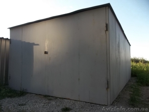 Гараж металлический односкатный 2мм #736002