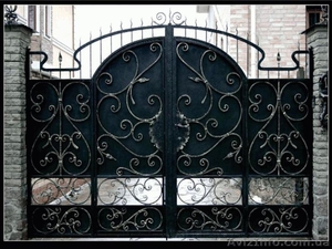 Ворота кованые,  ажурные #736004