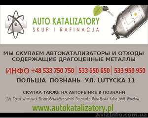 покупаем автокатализаторы и керамический монолит Польша #734495