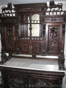 Продаю старинный буфет,  требующий небольшой реставрации #733376