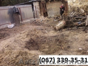 Земляные работы вручную. Рытье траншей,  планировка и расчистка участка. #739368