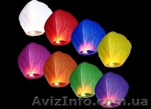 Небесные фонарики,  летающие фонарики,  запуск светящихся­ фонариков. Киев #748615