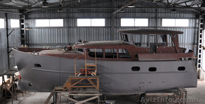 Строящаяся стальная экспедиционная океанская яхта #746135