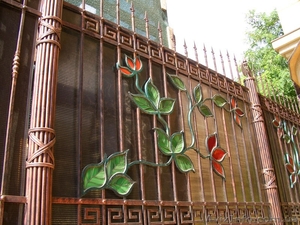 Ворота кованные и сварные,  изделия из металла. #730543