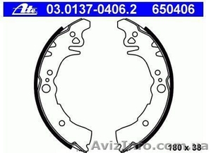 Колодки тормозные ATE #737651