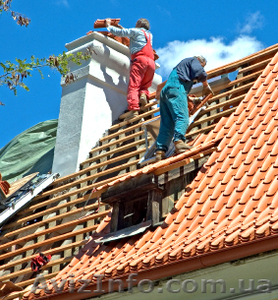  Монтаж кровли,  мягкая кровля #743265