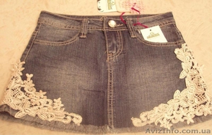 замечательная джинсовая юбочка Stardoll с вышивкой для милой ледичк #731694