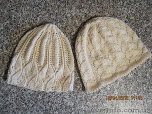 Вязаные шапочки (до 2-х лет и на 6 лет) #738252