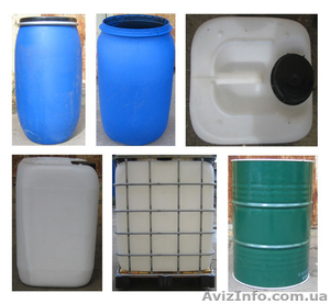 Продам емкости бу Киев,  полиэтиленовые бочки бу,  металлические емкости #751477