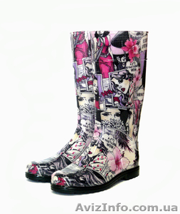 Сапоги резиновые женские #762221