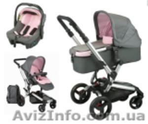 3 в 1 коляска RIDER FORMULA STRATA с люлькой и автокреслом #749088