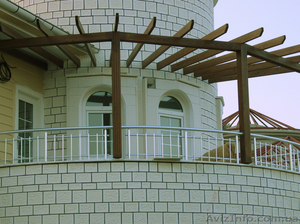 ПЕРИЛА ИЗ АЛЮМИНИЯ И НЕРЖАВЕЙКИ,  ИЗГОТОВЛЕНИЕ,  УСТАНОВКА #762440