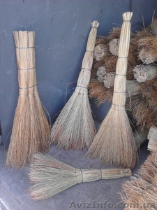 Веник промышленный,  домашний. Метла сорго и берёзовая. #759397