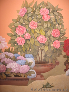 Роспись стен,  картины,  печать на ткани #753392