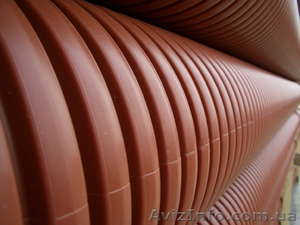 Гофрированные ПП трубы для канализации и фасонные части  #755439