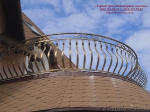 Сварочные работы. Лестницы. Заборы из профнастила. Вынос балкона под ключ Киев. #756136