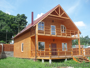 Аренда 2 –х этажного дома из сруба у реки Снов #759334