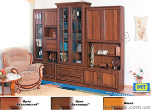 простая и лаконичная стенка для гостиной #774596