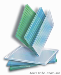 Поликарбонат сотовый и монолитный,  комплектующие. #765552