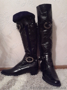 Сапоги с натур кожи теплые #780643