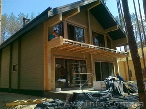 ПОСТРОИМ ДЕРЕВЯННЫЙ ДОМ,  СРУБ,  КОТТЕДЖ #408605