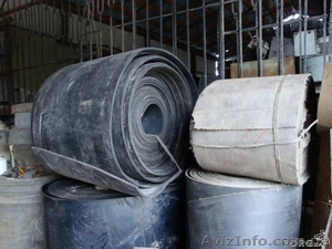 Лента транспортерная резино-тканевая бу #773336