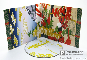 Печать на дисках,  печать на обложках,  тиражирование,  печать конвертов дисков #776989