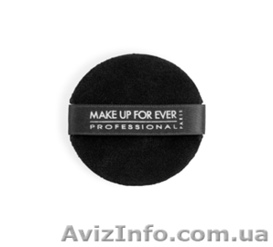 Black Powder Puff 100mm - Черная пуховка для пудры #779946