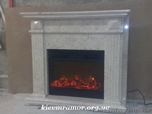 Камины из натурального камня мрамора-цена производителя Киев. #774873