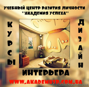 Изучение курса,  обучение,  учеба Дизайн интерьера помещений от Академии успеха. #767578