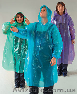 Плащ дождевик зеленый оптом от 8.30 грн #781387