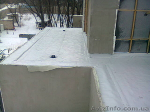 Зеленая крыша,  ремонт кровли мембраной ПВХ #782384