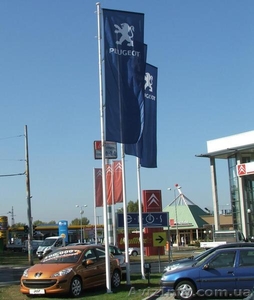 Флагштоки из нержавеющей стали и черного металла #767543