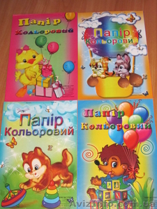 Набор цветной бумаги оптом! #768527