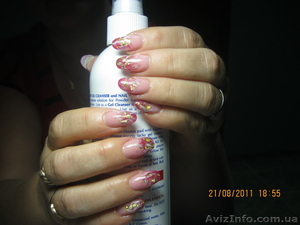 Наращивание гелевых, арочных ногтей #765964