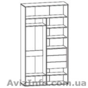 Шкаф купе,  Купе-09,  РТВ,  Шкаф-купе двухдверный. #781968