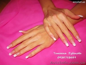Наращивание акриловых ногтей, красиво и качественно! #769996